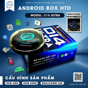 Android box cho ô tô D14 Ultra cấu hình mạnh mẽ